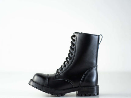 511 Black Punk - Style Leather Boots – Unisex Handmade All - Season Boots - Daily Nomad