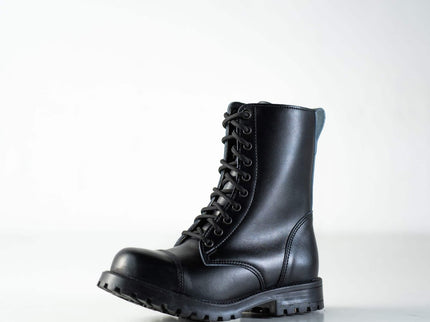 511 Black Punk - Style Leather Boots – Unisex Handmade All - Season Boots - Daily Nomad