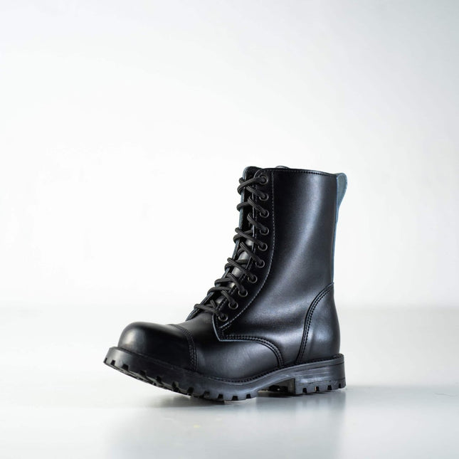 511 Black Punk - Style Leather Boots – Unisex Handmade All - Season Boots - Daily Nomad