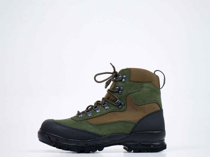 550 Green / Olive Hiking Boots – Waterproof Nubuck Leather with Vibram Sole - Daily Nomad