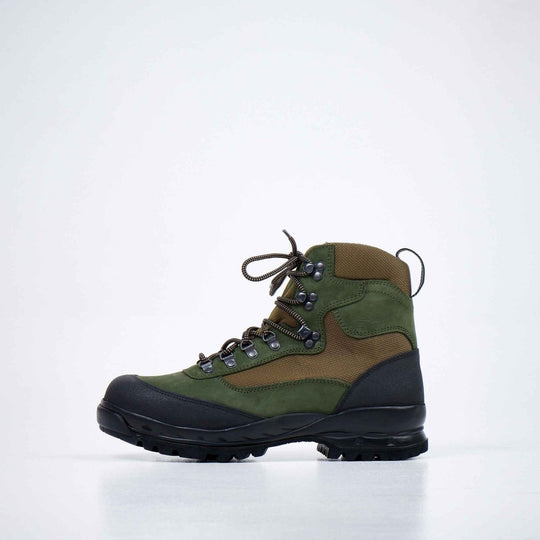 Samelin 550 Green / Olive Hiking Boots – Waterproof Nubuck Leather with Vibram Sole - Daily Nomad