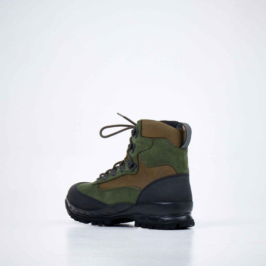 Samelin 550 Green / Olive Hiking Boots – Waterproof Nubuck Leather with Vibram Sole - Daily Nomad