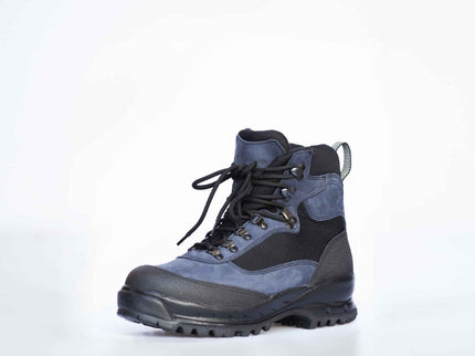 550 Navy Hiking Boots – Waterproof Nubuck & Textile with Vibram Sole - Daily Nomad