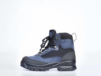 550 Navy Hiking Boots – Waterproof Nubuck & Textile with Vibram Sole - Daily Nomad