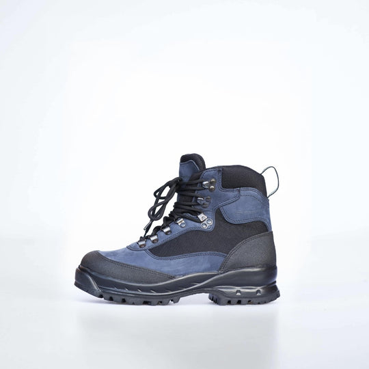 Samelin 550 Navy Hiking Boots – Waterproof Nubuck & Textile with Vibram Sole - Daily Nomad