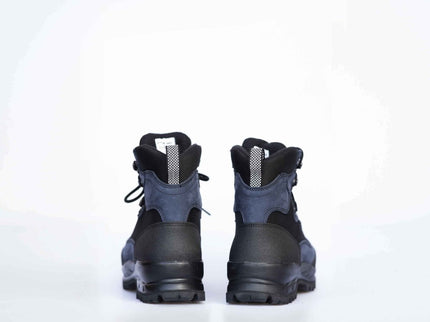 550 Navy Hiking Boots – Waterproof Nubuck & Textile with Vibram Sole - Daily Nomad