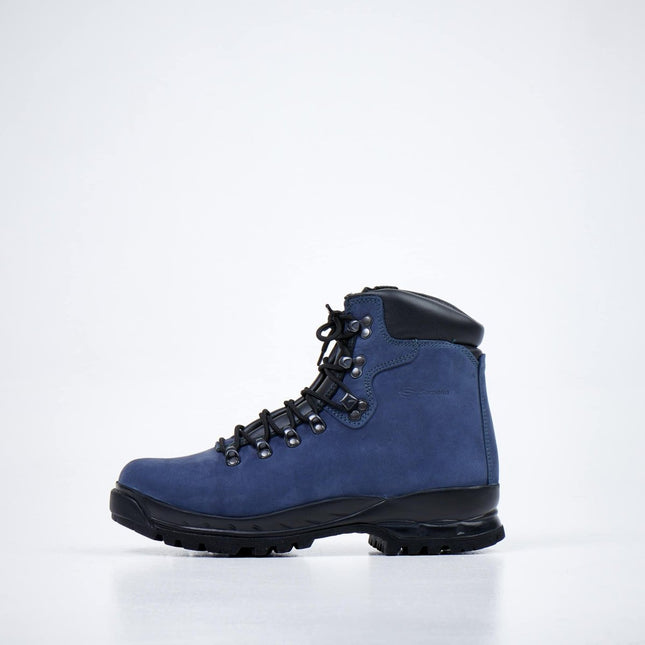 5531 Navy Hiking Boots – Waterproof Leather Vibram Hiking Boots - Daily Nomad