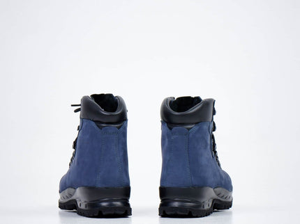 5531 Navy Hiking Boots – Waterproof Leather Vibram Hiking Boots - Daily Nomad