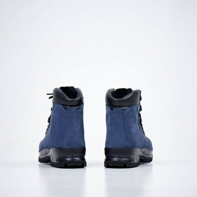 5531 Navy Hiking Boots – Waterproof Leather Vibram Hiking Boots - Daily Nomad