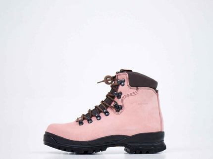 5531 Rose Hiking Boots – Waterproof Pink Leather Vibram Hiking Boots - Daily Nomad