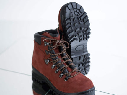 5531 Rosso Aragosta Hiking Boots – Waterproof Nubuck Leather Vibram Hiking Boots - Daily Nomad