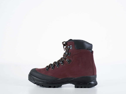 553P Burgundy Hiking Boots – Waterproof Nubuck Leather with Reinforced Toe Cap - Daily Nomad