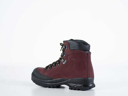 553P Burgundy Hiking Boots – Waterproof Nubuck Leather with Reinforced Toe Cap - Daily Nomad