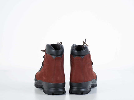 553P Rosso Aragosta Hiking Boots – Waterproof Nubuck Leather with Reinforced Toe Cap - Daily Nomad