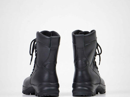 736 Waterproof Leather Military Boots – Smooth Chrome Leather Combat Boots - Daily Nomad
