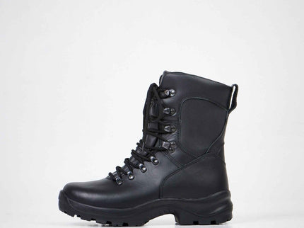 736 Waterproof Leather Military Boots – Smooth Chrome Leather Combat Boots - Daily Nomad