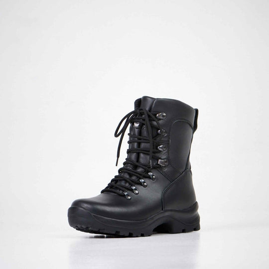 Samelin 736 black waterproof combat boots – side profile