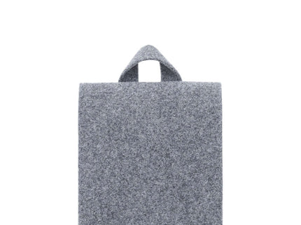 Grey unisex backpack, minimalist design, suitable for laptop and documents, solid and stylish for everyday use.