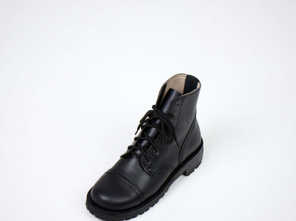 AIPI - PS - 2 Black Handmade Leather Boots – Military - Inspired Everyday Boots - Daily Nomad