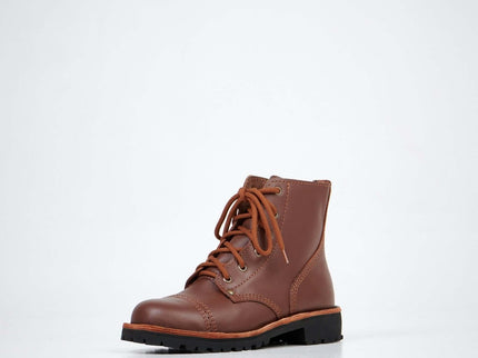 AIPI - PS - 2 Brown Handmade Leather Boots – Military - Inspired - Daily Nomad