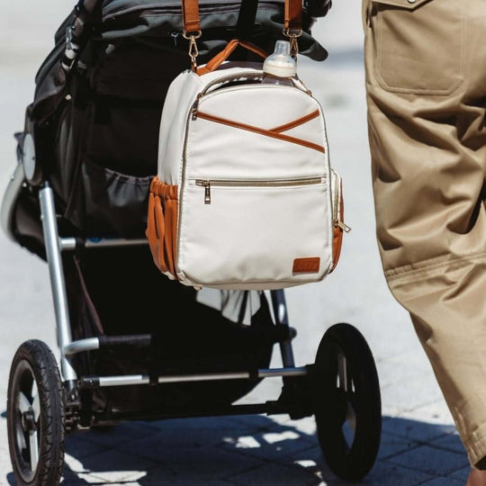 Ally Scandic Small Diaper Backpack in Cappuccino