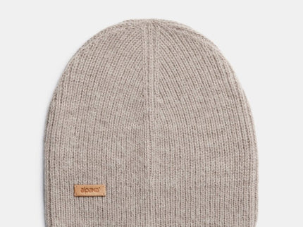 ALPAKA Fisherman Rib Beanie – 100% Baby Alpaca Wool Hat - Daily Nomad