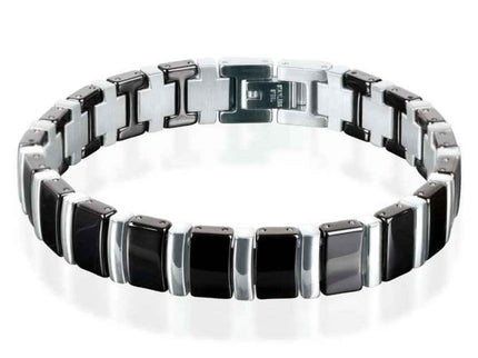 Aslan – Black Ceramic Bracelet for Men by Leomani - Daily Nomad