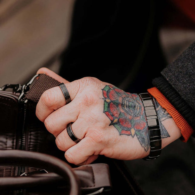 Bonard – Black Ceramic Bracelet for Men by Leomani - Daily Nomad