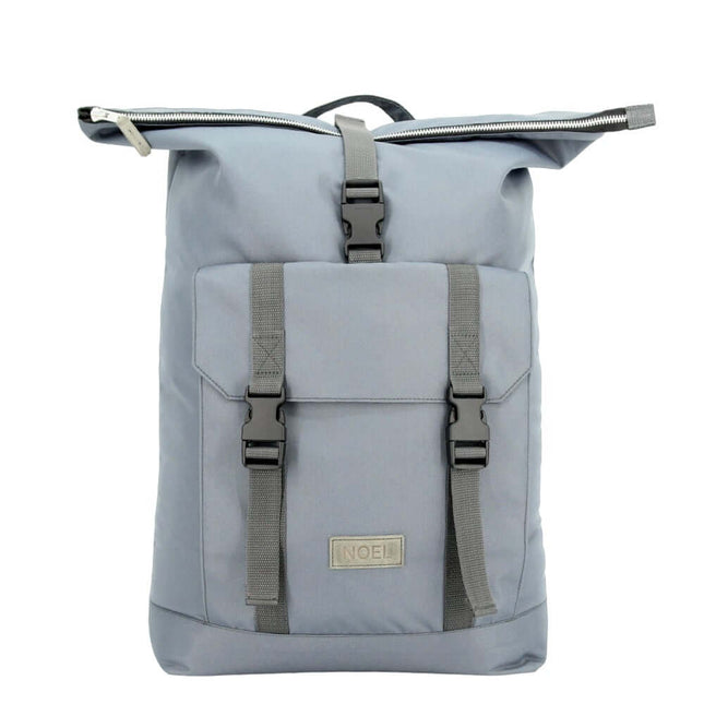 Cliff 25L light grey backpack by NOEL, designed for city use and short hikes, featuring adjustable straps.