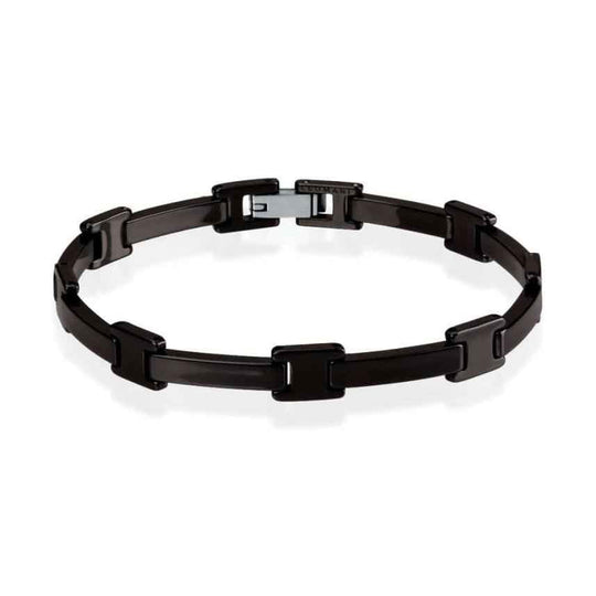 Leomani Cody slim black ceramic bracelet product view