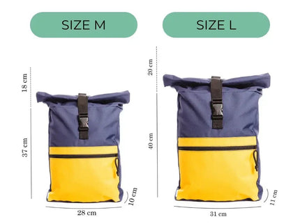 COSMIC EYE – Waterproof Roll - Top Backpack by Drinbags - Daily Nomad