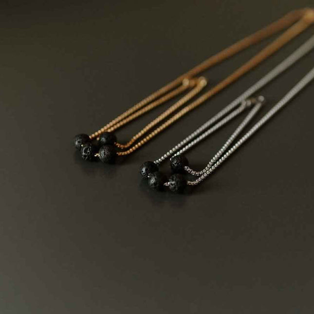 Diffuser Set, Necklace and Bracelet - Pink Lava - Daily Nomad