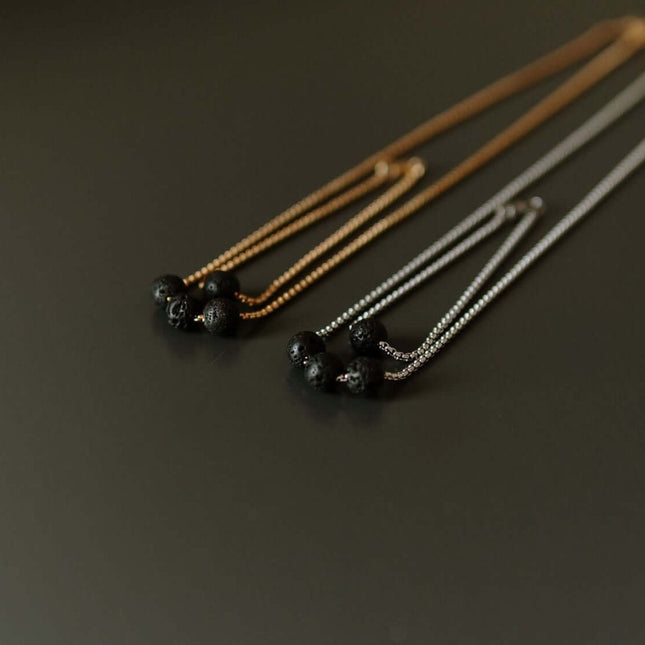 Diffuser Set, Necklace and Bracelet - Pink Lava - Daily Nomad