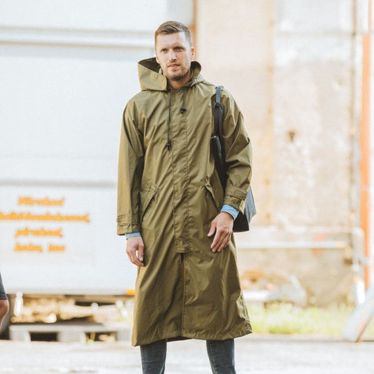 Galvi-Linda waterproof rain jacket with packable pouch – product view 1