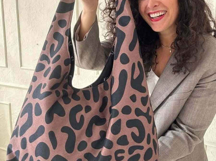 Garbanota – Moon Handbag (One - Size, Machine Washable) - Classic Leopard - Daily Nomad