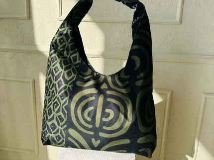 Garbanota – Moon Handbag (One - Size, Machine Washable) - Khaki Pattern - Daily Nomad