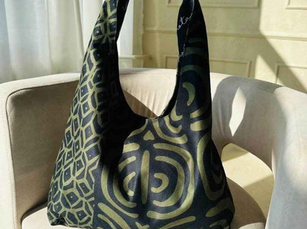 Garbanota – Moon Handbag (One - Size, Machine Washable) - Khaki Pattern - Daily Nomad