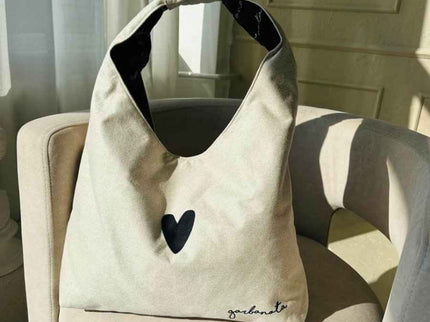 Garbanota – Moon Handbag (One - Size, Machine Washable) - White - Daily Nomad