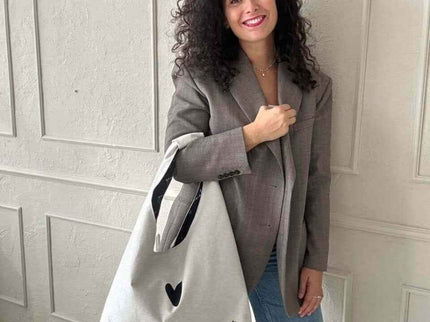 Garbanota – Moon Handbag (One - Size, Machine Washable) - White - Daily Nomad