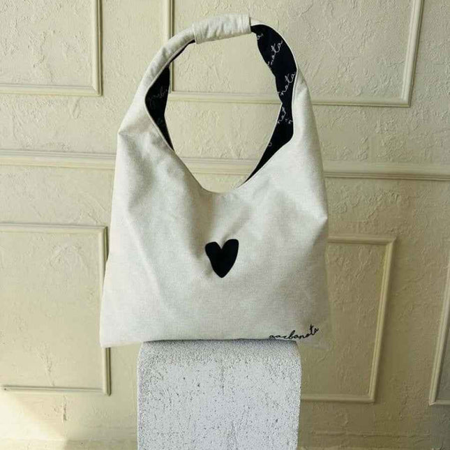 Garbanota – Moon Handbag (One - Size, Machine Washable) - White - Daily Nomad