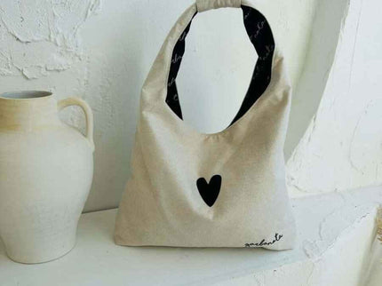 Garbanota – Moon Handbag (One - Size, Machine Washable) - White - Daily Nomad