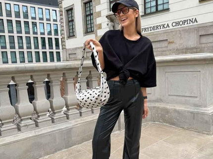 Garbanota – Velour Hobo Bag (Adjustable Strap, Machine Washable) Birds - Daily Nomad