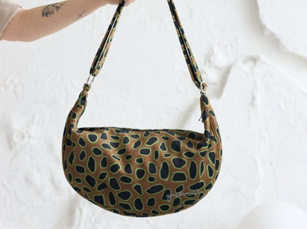 Garbanota Velour Hobo Bag in Curly Leopard – product image 1 of 4
