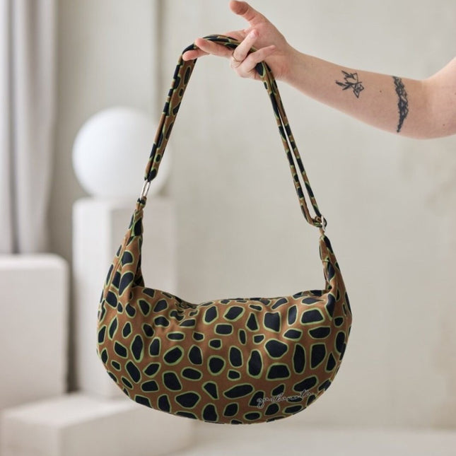 Garbanota Velour Hobo Bag in Curly Leopard – product image 2 of 4