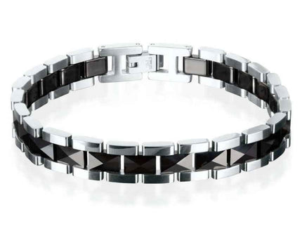 Griffin – Black Ceramic Bracelet for Men by Leomani - Daily Nomad