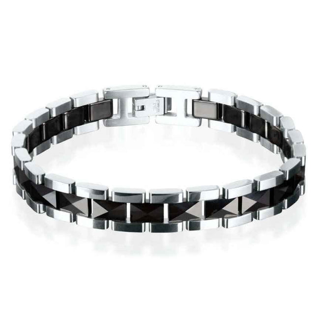 Griffin – Black Ceramic Bracelet for Men by Leomani - Daily Nomad