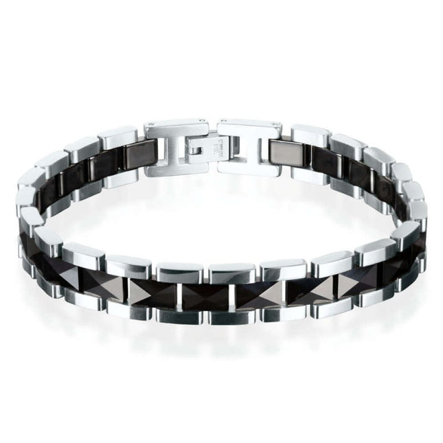 Griffin – Black Ceramic Bracelet for Men by Leomani - Daily Nomad