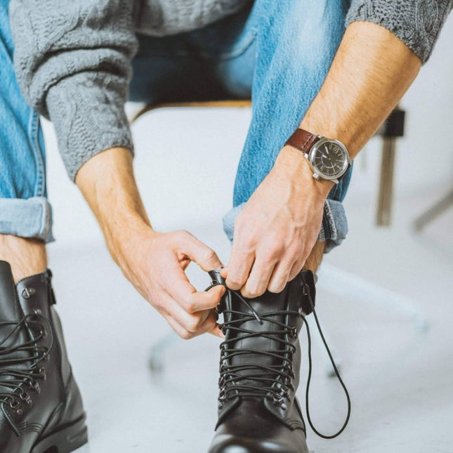 Hawk Pilot Boots Zipper – Military - Grade Leather, Waterproof, Made in Estonia - Daily Nomad