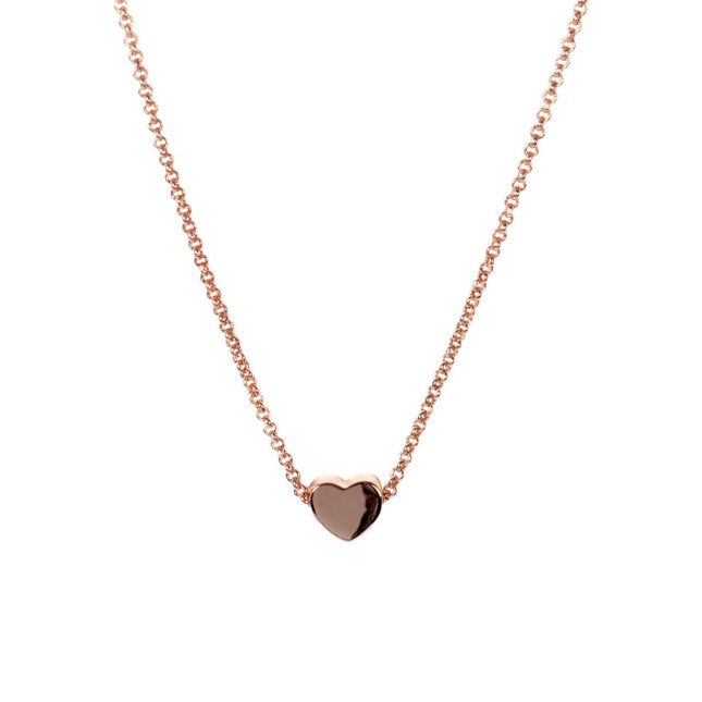 Heart Choker - Rose Gold and Silver - Daily Nomad