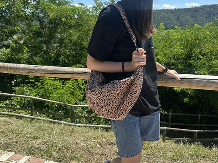Hobo Bag - Cream and Dots
